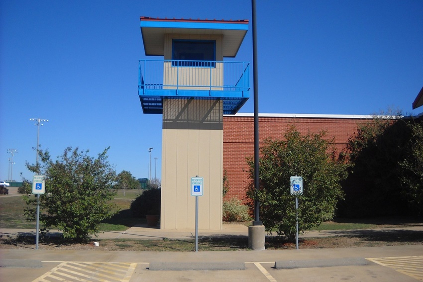 Arapahoe County Detention Center parking lot in Centennial, CO