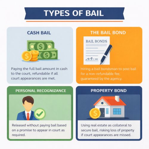 Different types of bail options