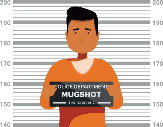 inmate booking - mug shot