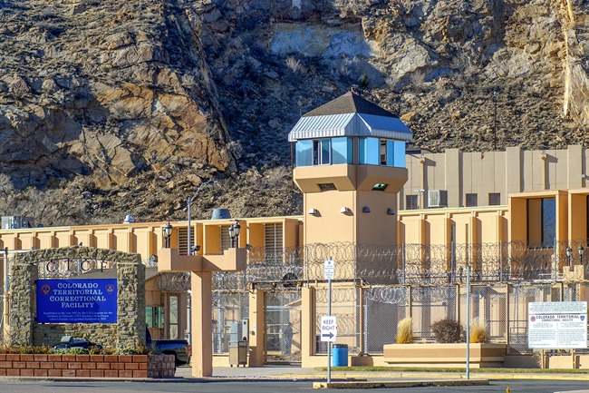 Colorado Territorial Correctional Facility in Cañon City, Colorado