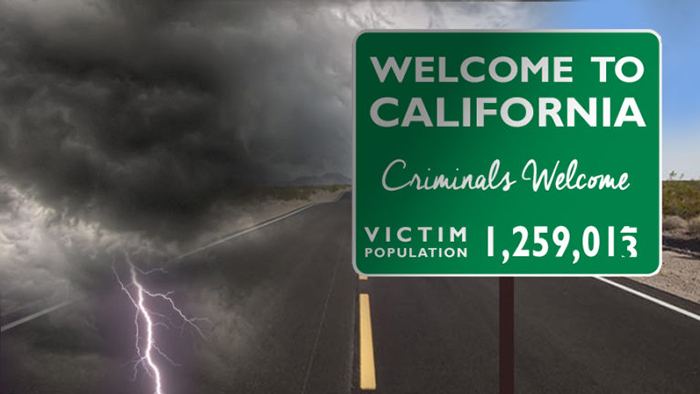 Welcome criminals to California