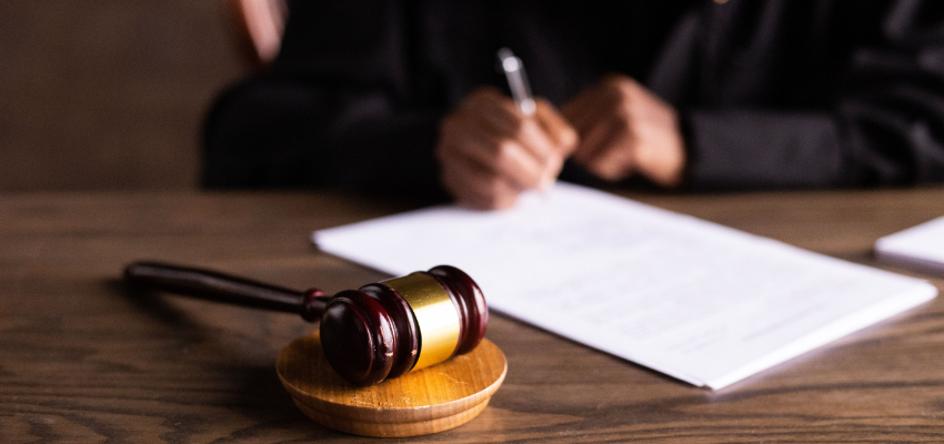 Illustration of Colorado court and bail bond paperwork